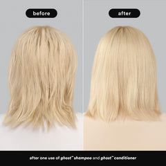 New Verb Ghost Shampoo, Vegan Color-Safe Shampoo Infused with Moringa Oil, Cleanses Fine and Weighed Down Hair (12 fl oz)