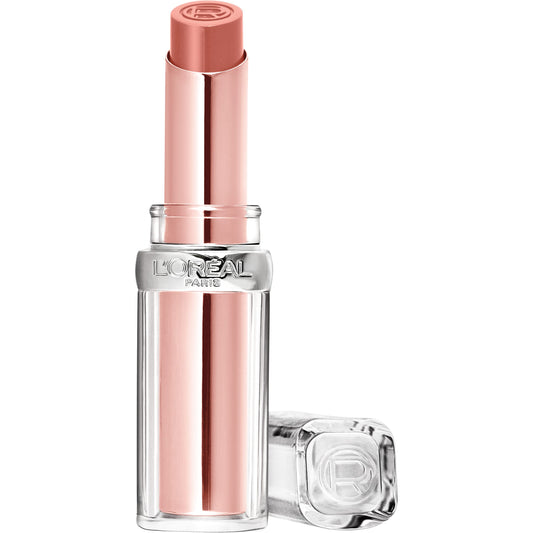 L’Oréal Paris Glow Paradise Balm-in-Lipstick, Tinted Lip Balm with Pomegranate Extract for Sensitive Lips, Beige Eden, 0.1 oz.