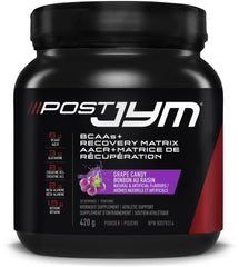 Post JYM Active Matrix, Post-Workout with BCAA's, Glutamine, Creatine HCL, Beta-Alanine and More, JYM Supplement Science, Grape Candy, 20 Servings