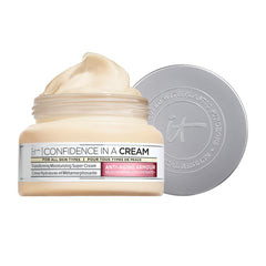 IT Cosmetics Confidence in a Cream - Hydrating & Anti Aging Face Moisturizer, Visibly Reduces Fine Lines & Wrinkles, Up To 48H Hydration, Repairs Skin Barrier, Squalane & Ceramides - 2 fl oz