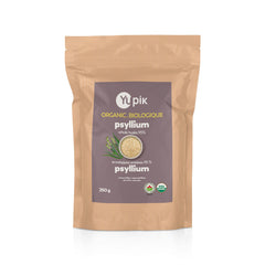 Yupik Organic Psyllium Husk Powder 250g, 6 Count, 95% Purity, Source of Fiber, USDA Certified, Non-GMO, Vegan, Gluten-Free, Unflavored, Plant-Based, Coarse Milled Husk, Ideal for Baking & Digestive Health
