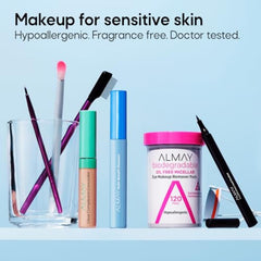 Almay Mascara, Volume, Length, Definition & Conditioning, Multi-Benefit Eye Makeup, Hypoallergenic and-Fragrance Free, 502 Black, 0.24 Fl Oz/ 7ml