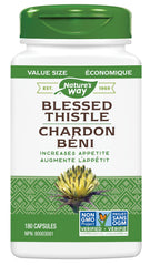 Nature's Way Blessed Thistle Capsules - Appetite & Digestion Support – Vegetarian & Non-GMO - Value size, 180 Capsules