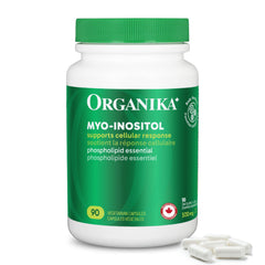 Organika Canadian-Made Inositol (Myo-Inositol)- Cellular Response, Mood Balance, Insulin Support- 90vcaps