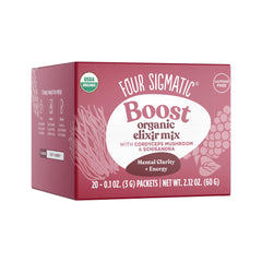 Four Sigmatic Organic Mushroom Elixir Mix with Cordyceps for Energy, Vegan, Paleo, Gluten Free, 0.1 Ounce (20 Count)