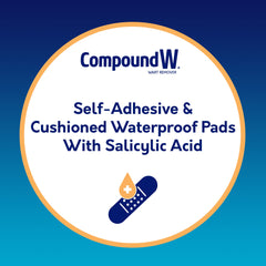 Compound W Wart Remover, Maximum Strength, One Step Pads for Feet, 20 Count