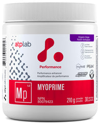 ATP LAB - Myoprime 210g (Organic Grape Flavour) 30-Servings - Creatine Monohydrate Powder - Creatine Protein Powder - Performance Enhancer - Reduce Protein Breakdown
