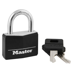 Master Lock 141D Covered Solid Body Padlock, 1-9/16-Inch Wide, 7/8-Inch Shackle