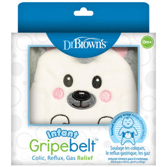 Dr. Brown's Infant Gripebelt Heated Belly Band, Soothe Baby's Tummy with Gentle Warmth and Compression, Hedgehog, 0m+