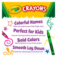 Crayola Crayons for Kids (2 Boxes), 24 Colours, Classroom Must Haves, Teacher School Supplies Essentials, Bulk Crayons for Toddlers