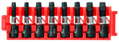 Bosch CCSSQV108 8Piece Impact Tough Square 1 in. Insert Bits with Clip for Custom Case System