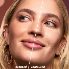 e.l.f. Camo Liquid Bronzer & Contour, Silky Pigmented Formula, Long-Lasting Glow for A Sun-Kissed, Sculpted Finish, Vegan & Cruelty-Free, 4 Light/Medium