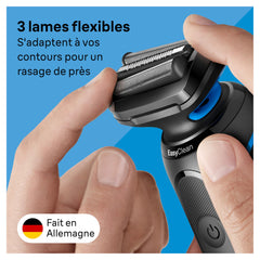 Braun Series 5 Electric Shaver Replacement Head, Easily Attach Your Shaver Head for a shave as efficient as day one, Compatible with New Generation Series 5 Shavers, 54B, Black