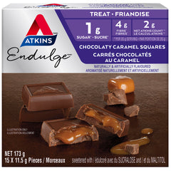 Atkins Endulge Treats, Pecan Caramel Clusters, 2g Sugar, Keto-Friendly, High Fibre - 10-Count