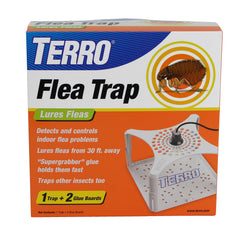 Terro T230 Indoor Electric Flea Trap and Killer - Refillable Flea Traps for Inside Your Home
