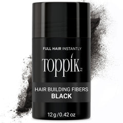 TOPPIK Hair Building Fibers,12 g, Fill In Fine or Thinning Hair, Instantly Thicker Looking, Multiple Shades for Men & Women