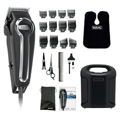 Wahl® Canada Elite Pro™ High Performance Home Hair Cutting Kit, At Home Haircutting, Grooming Kit for Men, Electric Hair Clipper, Certified in Canada, Model 3145, Black, 1 Count (Pack of 1)