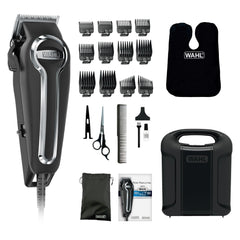 Wahl® Canada Elite Pro™ High Performance Home Hair Cutting Kit, At Home Haircutting, Grooming Kit for Men, Electric Hair Clipper, Certified in Canada, Model 3145, Black, 1 Count (Pack of 1)