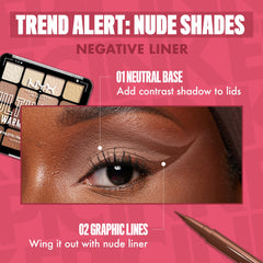 NYX Professional Makeup Epic Ink Liner, Waterproof Liquid Eyeliner, Flake Resistant & Smudge-Proof Formula, Flexible Brush Tip, Intense Pigment, Matte Finish, Shade: Milk Chocolate (Medium Brown)