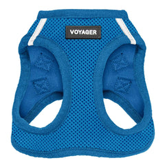Best Pet Supplies Voyager Step-in Air Harness - All Weather Mesh, Reflective, No Pull Harness for Dogs, Cats - Secure with Hook & Loop Fastener, Buckle, Double D-Rings - Royal Blue, XXS