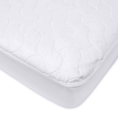 American Baby Company Waterproof Fitted Crib and Toddler Protective Mattress Pad Cover, White, for Boys and Girls