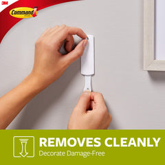 Command Sawtooth Picture Hangers, Damage Free Hanging Frame Hangers, No Tools Wall Hooks for Hanging Sawtooth Frames in Living Spaces, 3 White Picture Frame Hangers and 6 Command Strips