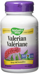 Nature's Way Valerian Root Extract - Nighttime Sleep Support - Valerian Supplement – Gelatin Free, Non-GMO - 90 Vegetarian Capsules
