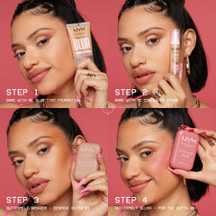 NYX Professional Makeup Buttermelt Blush, Buttery Soft Powder Blush, Up to 12 H Wear, Fade & Transfer Resistant, With Mango, Almond & Shea Butters, Shade: Had Butta