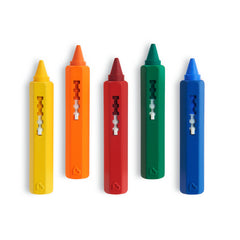 Munchkin Draw Bath Crayons Toddler Bath Toy, 5 Pack
