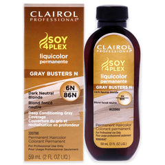 Clairol Professional Permanent Liquicolor, 6n Dark Neutral Blonde, 2 Fl Oz | 59 ml - Packaging May Vary
