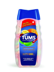 TUMS Ultra Strength Antacid for Heartburn Relief, Assorted Fruit, 160 tablets