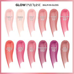 L’Oréal Paris Glow Paradise Balm-in-Gloss, Lip Balm, Non-Sticky Liquid Lip Balm with Pomegranate Extract & Hyaluronic Acid for Sensitive Lips, Dermatologist Tested, Celestial Blossom, 0.23 fl. oz.