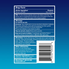 Compound W Wart Remover, Maximum Strength, One Step Pads for Feet, 20 Count