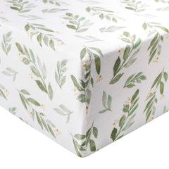 Copper Pearl Premium Fitted Knit Crib Sheet/Toddler Sheet Fern, 0.60 gram