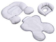 Jolly Jumper 3-in-1 Baby Hugger - Infant Car Seat & Stroller Insert - 2-Piece Removable Head Support Pillow & Cushion for Travel & Daily Use