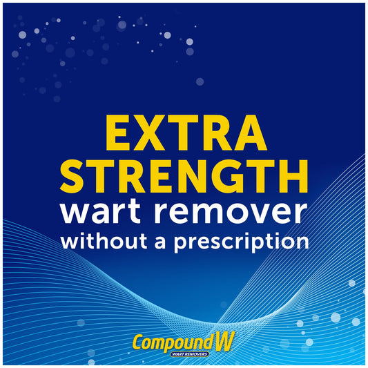 Compound W Wart Remover, Extra-Strength Fast Acting Liquid Salicylic Acid - 10ml - For Treatment & Common/Plantar Wart Removal (Packaging May Vary)