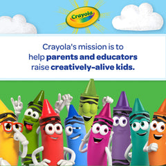 Crayola Canada Glitter Markers 6-Count Arts & Crafts, white-540 (58-8168)