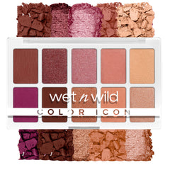 Wet n Wild Color Icon 10-Pan Palette Pink Heart & Sol, 0.42 Ounce (Pack of 1)
