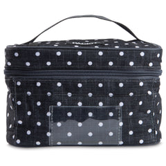 PackIt Freezable Bottle Cooler for Breastmilk and Formula, Polka Dots, Built with EcoFreeze Technology, Collapsible, Reusable, Zip Closure and Top Handle, Fits up to Four, 5 oz Bottles