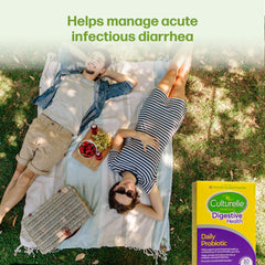 Culturelle Daily Digestive Health Daily Probiotic for Men and Women | With 100% Naturally Sourced Lactobacillus GG Strain †††††† | Pharmacist Recommended ††††† | Gluten Free and Vegan | 30 Count Capsules