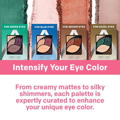 Almay Eyeshadow Palette, Longlasting Eye Makeup, Primer Enriched with Antioxidant Vitamin E, Hypoallergenic, 040 Green Eyes, 0.1 Oz/ 2.8g