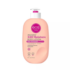 eos Shea Butter Body Lotion- 24-Hour Moisture Skin Care, Lightweight & Non-Greasy, Made with Natural Shea, Vegan, 16 fl oz