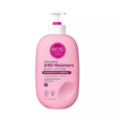 eos Shea Butter Body Lotion- 24-Hour Moisture Skin Care, Lightweight & Non-Greasy, Made with Natural Shea, Vegan, 16 fl oz