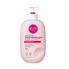 eos Shea Butter Body Lotion- 24-Hour Moisture Skin Care, Lightweight & Non-Greasy, Made with Natural Shea, Vegan, 16 fl oz