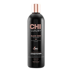 CHI Luxury Black Seed Oil Moisture Replenish Conditioner, Strengthens for Soft Hair, Replenishes Moisture, Sulfate, Paraben & Gluten-Free, 12 Oz