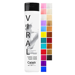 Celeb Luxury Viral Silver Colorwash, Color Depositing Shampoo with Bondfix Bond Rebuilder, Semi Permanent Hair Colour Glaze, Vegan Hair Dye, Maintains and Refreshes Light Silver Color