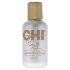 CHI Keratin Silk Infusion, Hydrating Hair Serum For Restoring Softness & Shine, Helps Dry, Damaged Hair, Sulfate-free, 2 Oz