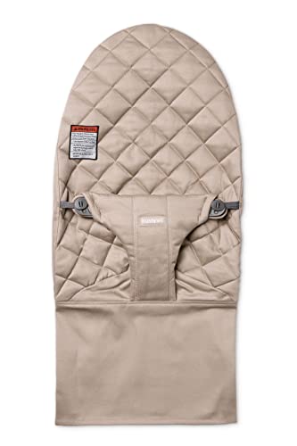 BabyBjorn Fabric Seat for Bouncer, Cotton, Sand Gray