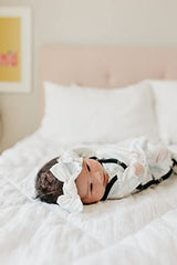 Baby Stretchy Soft Knit Headband Bow"Bayside" by Copper Pearl