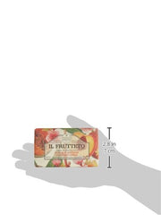 Nesti Dante Il Frutteto Italian Nourishing and Energizing Bar Soap, Peach and Melon, 250 Grams